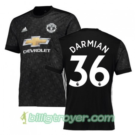 Billige Fotballdrakter Manchester United DARMIAN 36 Bortedraktsett 2017/18 Kortermet