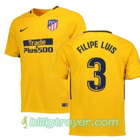 Billige Fotballdrakter Atlético Madrid FILIPE LUIS 3 Bortedraktsett 2017/18 Kortermet