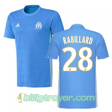Billige Fotballdrakter Olympique de Marseille ANTOINE RABILLARD 28 Bortedraktsett 2017/18 Kortermet