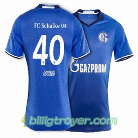 Billige Fotballdrakter FC Schalke 04 DUM 40 Hjemmedraktsett 2017/18 Kortermet