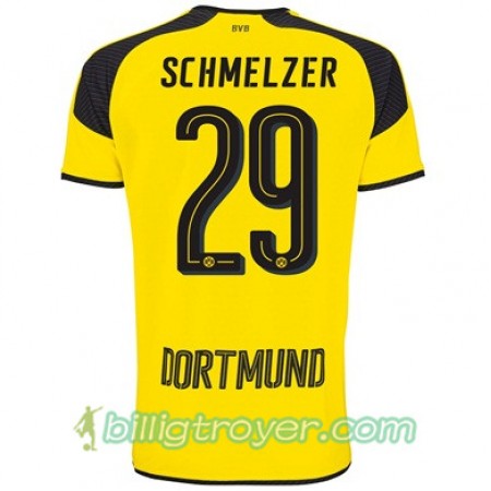 Billige Fotballdrakter Borussia Dortmund SCHMELZER 29 Tredjedraktsett 2017/18 Kortermet