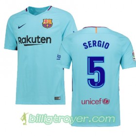 Billige Fotballdrakter FC Barcelona SERGIO 5 ći 2017/18 Kortermet