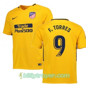 Billige Fotballdrakter Atlético Madrid F TORRES 9 Bortedraktsett 2017/18 Kortermet