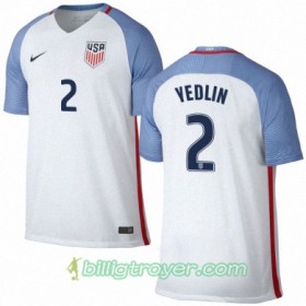 Billige Fotballdrakter USA DEANDRE YEDLIN Hjemmedraktsett 2016/17 Kortermet