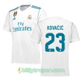 Billige Fotballdrakter Real Madrid KOVACIC 23 Hjemmedraktsett 2017/18 Kortermet