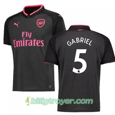 Billige Fotballdrakter Arsenal GABRIEL 5 Tredjedraktsett 2017/18 Kortermet