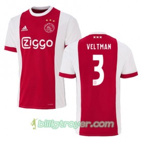 Billige Fotballdrakter AFC Ajax JOEL VELTMAN 3 Hjemmedraktsett 2017/18 Kortermet