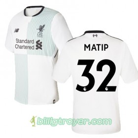 Billige Fotballdrakter Liverpool MATIP 32 Bortedraktsett 2017/18 Kortermet