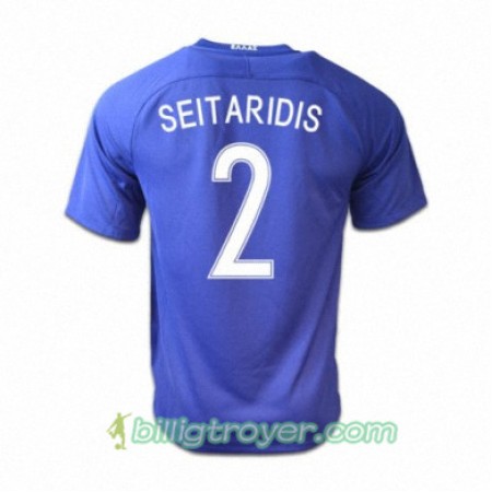 Billige Fotballdrakter Hellas GIOURKAS SEITARIDIS Bortedraktsett 2016/17 Kortermet