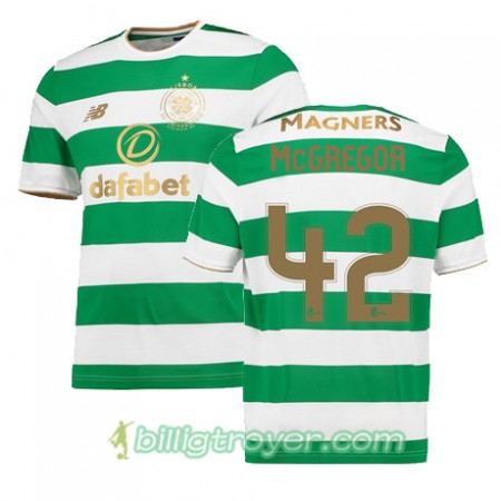 Billige Fotballdrakter Celtic FC CALLUM McGREGOR Hjemmedraktsett 2017/18 Kortermet