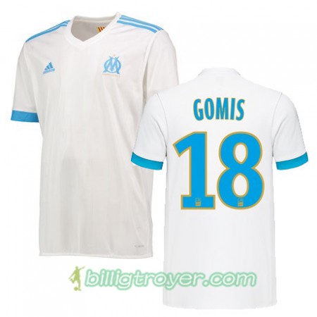 Billige Fotballdrakter Olympique de Marseille BAFETIMBI GOMIS 18 Hjemmedraktsett 2017/18 Kortermet