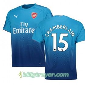 Billige Fotballdrakter Arsenal CHAMBERLAIN 15 Bortedraktsett 2017/18 Kortermet