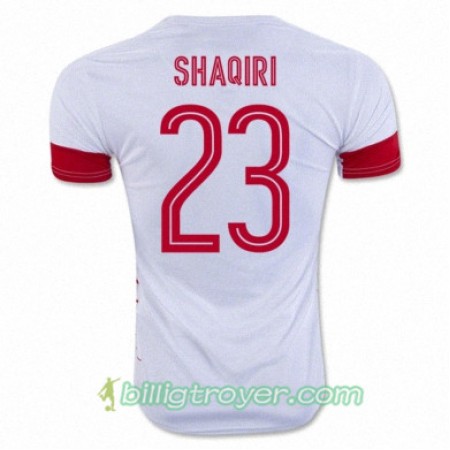 Billige Fotballdrakter Sveits XHERDAN SHAQIRI Bortedraktsett Euro 2016