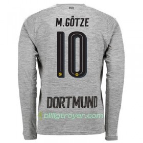 Billige Fotballdrakter Borussia Dortmund Mario Gotze 10 Tredjedraktsett 2017/18 Langermet