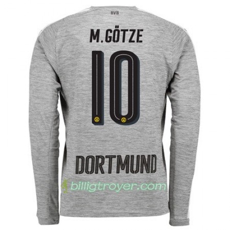Billige Fotballdrakter Borussia Dortmund Mario Gotze 10 Tredjedraktsett 2017/18 Langermet