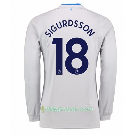 Billige Fotballdrakter Everton Gylfi Sigurdsson 18 Bortedraktsett 2017/18 Langermet