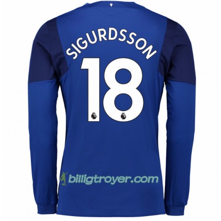 Billige Fotballdrakter Everton Gylfi Sigurdsson 18 Hjemmedraktsett 2017/18 Langermet