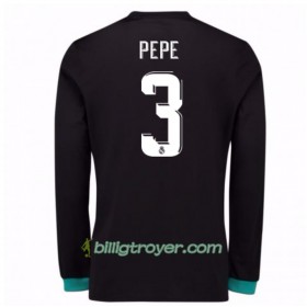 Billige Fotballdrakter Real Madrid Pepe 3 Bortedraktsett 2017/18 Langermet