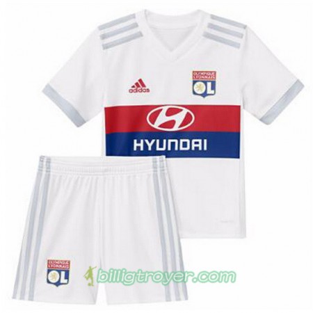 Billige Fotballdrakter Olympique Lyonnais Barn Hjemmedraktsett 2017/18 Kortermet