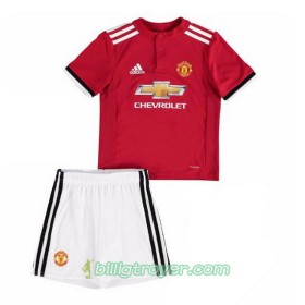 Billige Fotballdrakter Manchester United Barn Hjemmedraktsett 2017/18 Kortermet