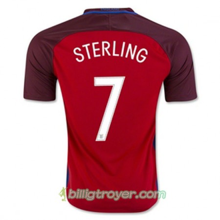 Billige Fotballdrakter England STERLING Bortedraktsett 2016/17 Kortermet