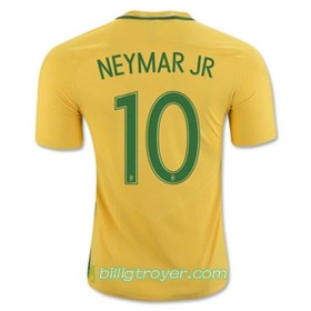 Billige Fotballdrakter Brasil NEYMAR JR Hjemmedraktsett 2016/17 Kortermet