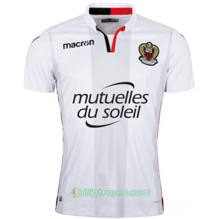 Billige Fotballdrakter OGC Nice Bortedraktsett 2017/18 Kortermet