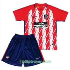 Billige Fotballdrakter Atlético Madrid Barn Hjemmedraktsett 2017/18 Kortermet