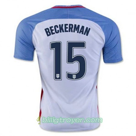 Billige Fotballdrakter USA BECKERMAN Hjemmedraktsett 2016/17 Kortermet