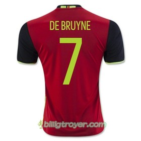 Billige Fotballdrakter Belgia DE BRUYNE Hjemmedraktsett Euro 2016