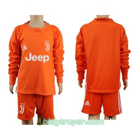 Billige Fotballdrakter Juventus Barn orange drakt 2017/18 Langermet