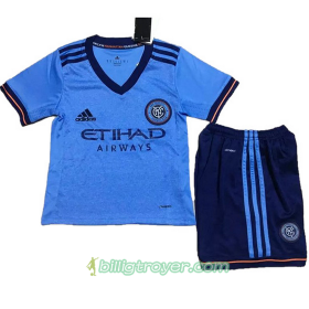 Billige Fotballdrakter New York City FC Barn Hjemmedraktsett 2017/18 Kortermet
