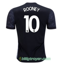 Billige Fotballdrakter Manchester United ROONEY 10 Bortedraktsett 2017/18 Kortermet