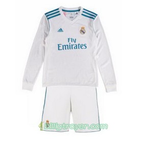 Billige Fotballdrakter Real Madrid Barn Hjemmedraktsett 2017/18 Langermet