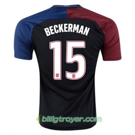 Billige Fotballdrakter USA BECKERMAN Bortedraktsett 2016/17 Kortermet