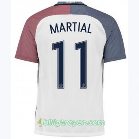 Billige Fotballdrakter Frankrike MARTIAL Bortedraktsett Euro 2016