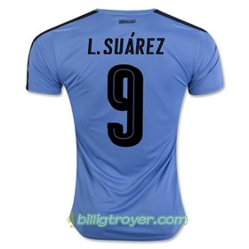 Billige Fotballdrakter Uruguay Luis Suárez Hjemmedraktsett 2016/17 Kortermet