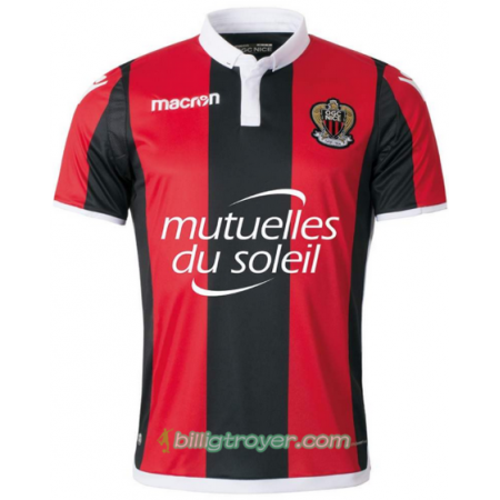 Billige Fotballdrakter OGC Nice Hjemmedraktsett 2017/18 Kortermet