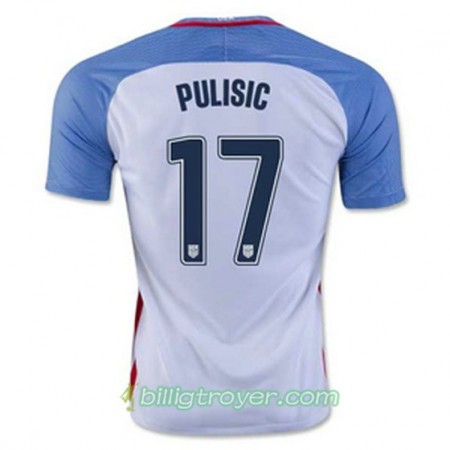 Billige Fotballdrakter USA PULISIC Hjemmedraktsett 2016/17 Kortermet