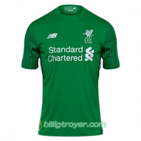 Billige Fotballdrakter Liverpool Keeper Hjemmedraktsett 2017/18 Kortermet