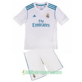 Billige Fotballdrakter Real Madrid Barn Hjemmedraktsett 2017/18 Kortermet