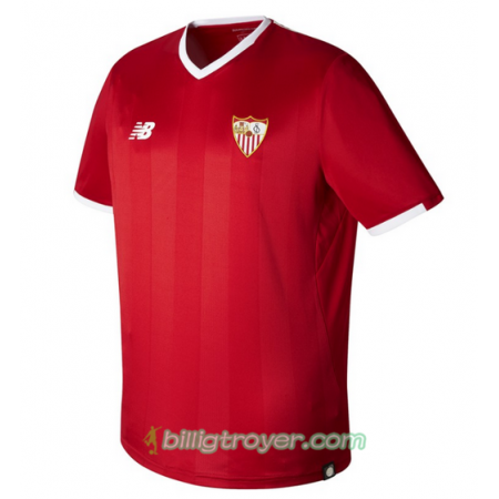 Billige Fotballdrakter Sevilla FC Bortedraktsett 2017/18 Kortermet