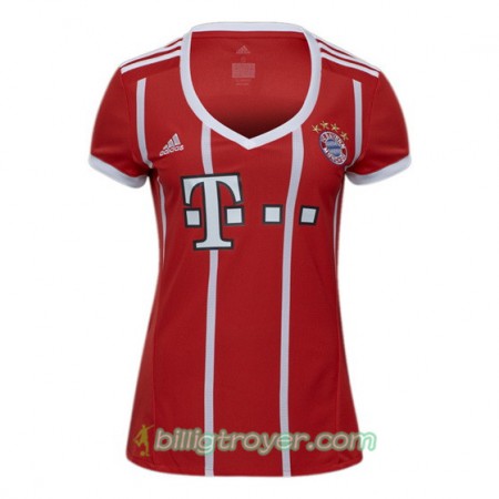 Billige Fotballdrakter FC Bayern München Dame Hjemmedraktsett 2017/18 Kortermet