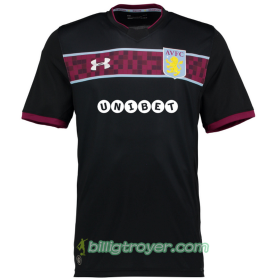 Billige Fotballdrakter Aston Villa Bortedraktsett 2017/18 Kortermet