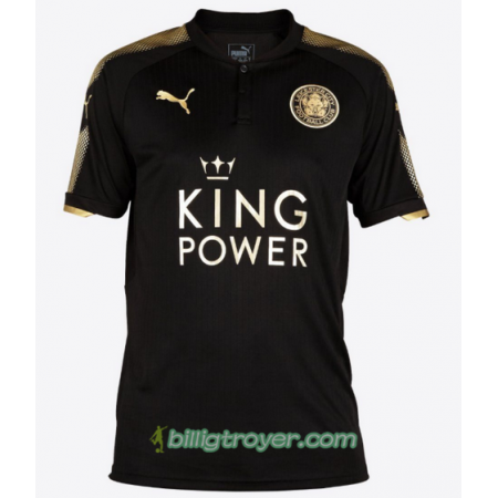 Billige Fotballdrakter Leicester City Bortedraktsett 2017/18 Kortermet