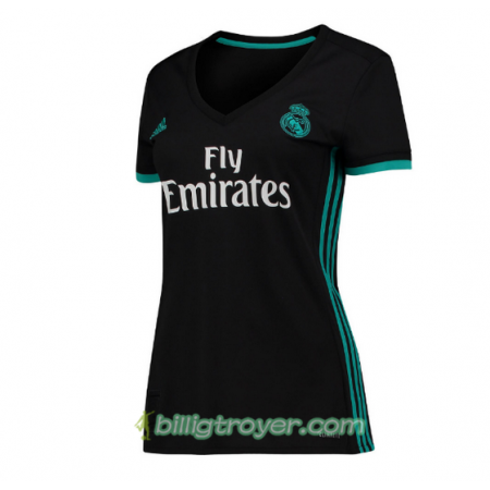 Billige Fotballdrakter Real Madrid Dame Bortedraktsett 2017/18 Kortermet