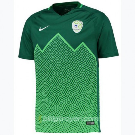 Billige Fotballdrakter Slovenia Bortedraktsett 2016/17 Kortermet