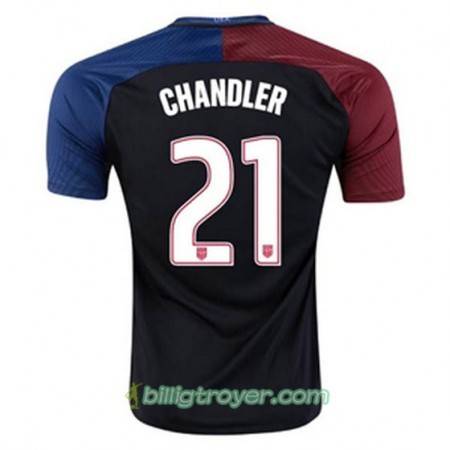 Billige Fotballdrakter USA CHANDLER Bortedraktsett 2016/17 Kortermet