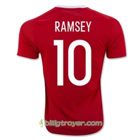 Billige Fotballdrakter Wales RAMSEY Hjemmedraktsett Euro 2016