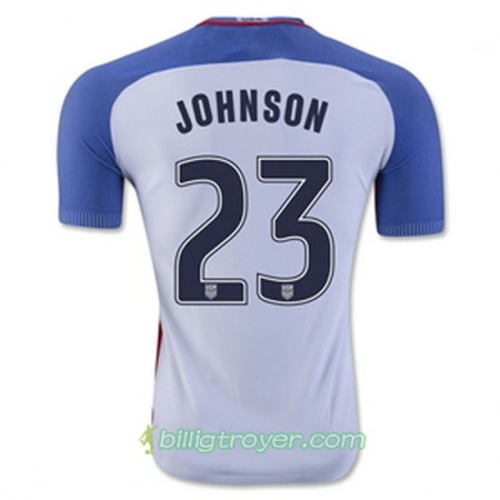 Billige Fotballdrakter USA JOHNSON Hjemmedraktsett 2016/17 Kortermet